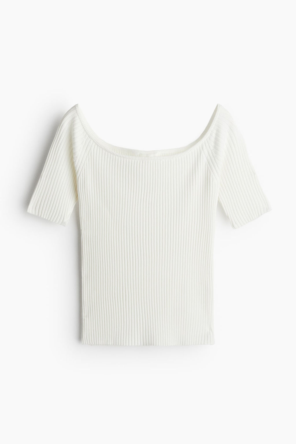 Top off-the-shoulder en punto de canale - H&m фото 4