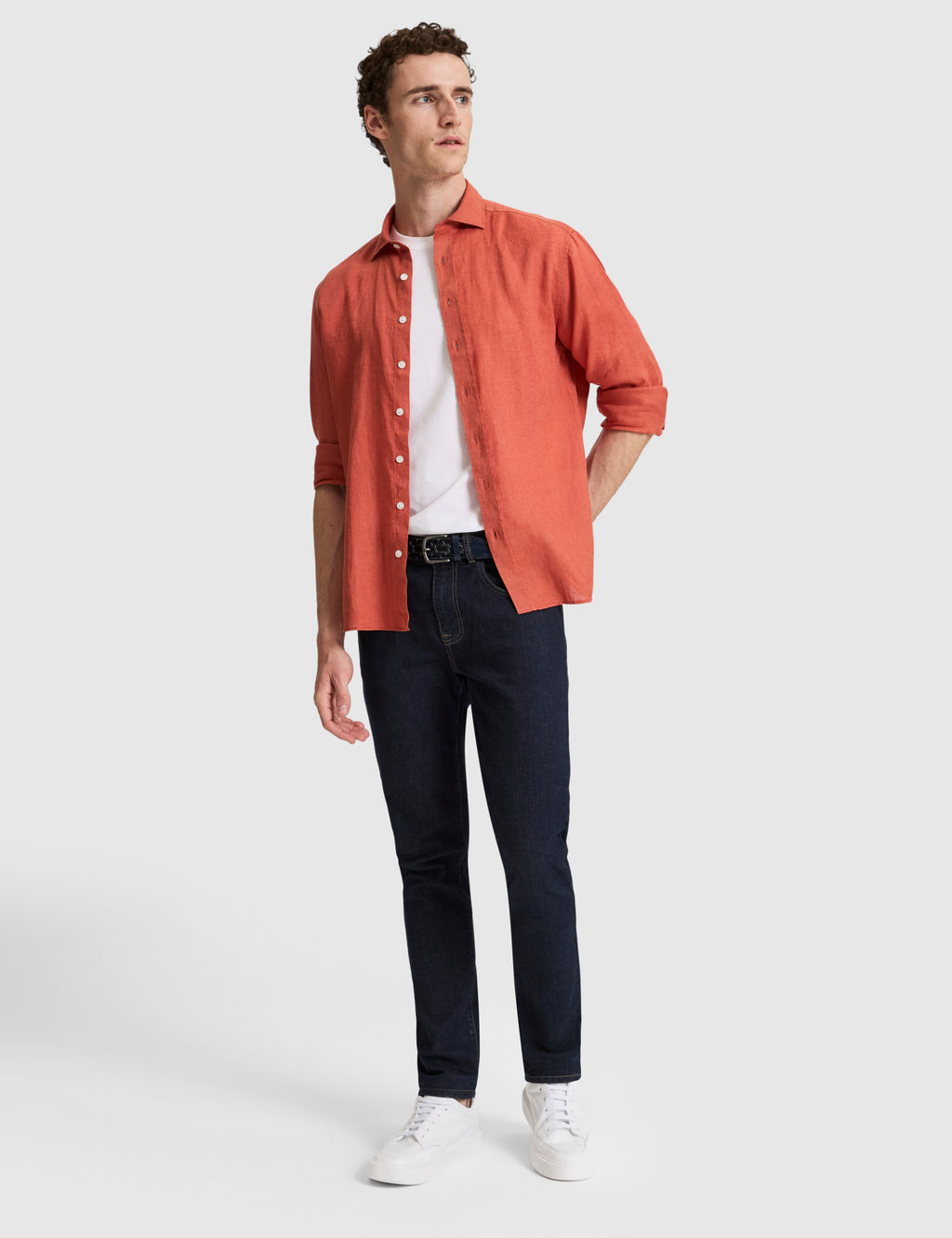 Lacivert Slim Fit Jean Pantolon