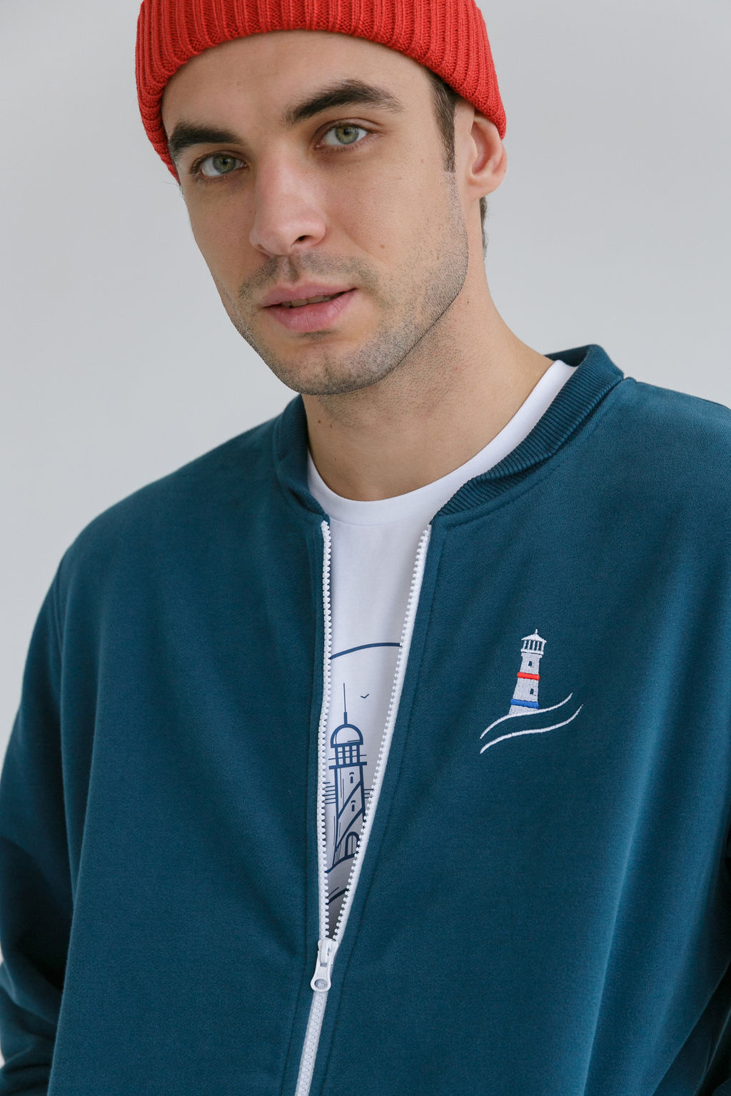 Бомбер мужской Lighthouse Atlantic - Captain's mate фото 6