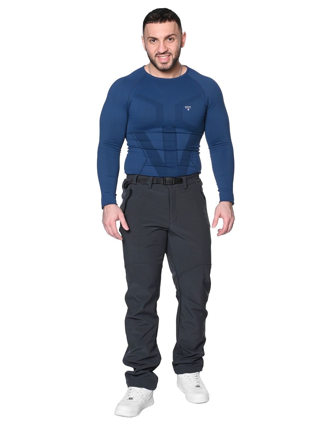 Брюки C-0304 Темно-серый