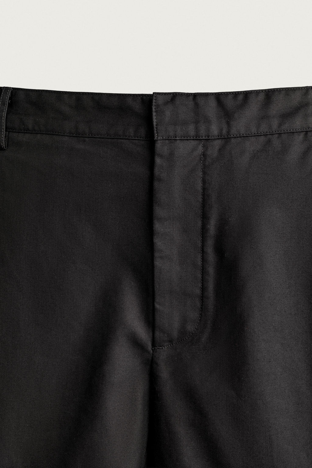 PANTAL?N CULOTTE RELAXED FIT PLIEGUES LATERALES / Negro - Zara фото 9