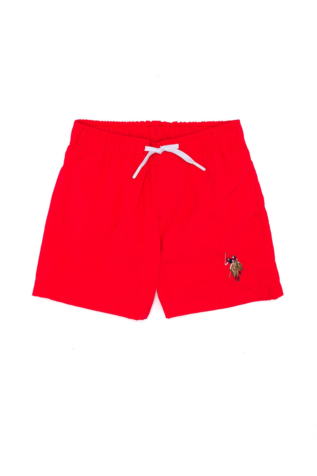Красные морские шорты для мальчика - U.s. polo assn фото 2