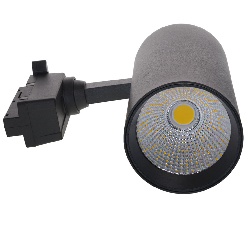 ULB-Q277 40W/4000К BLACK Светильник-прожектор светодиодный трековый. 3100 Лм. Белый свет (4000К). Корпус черный. ТМ Volpe
