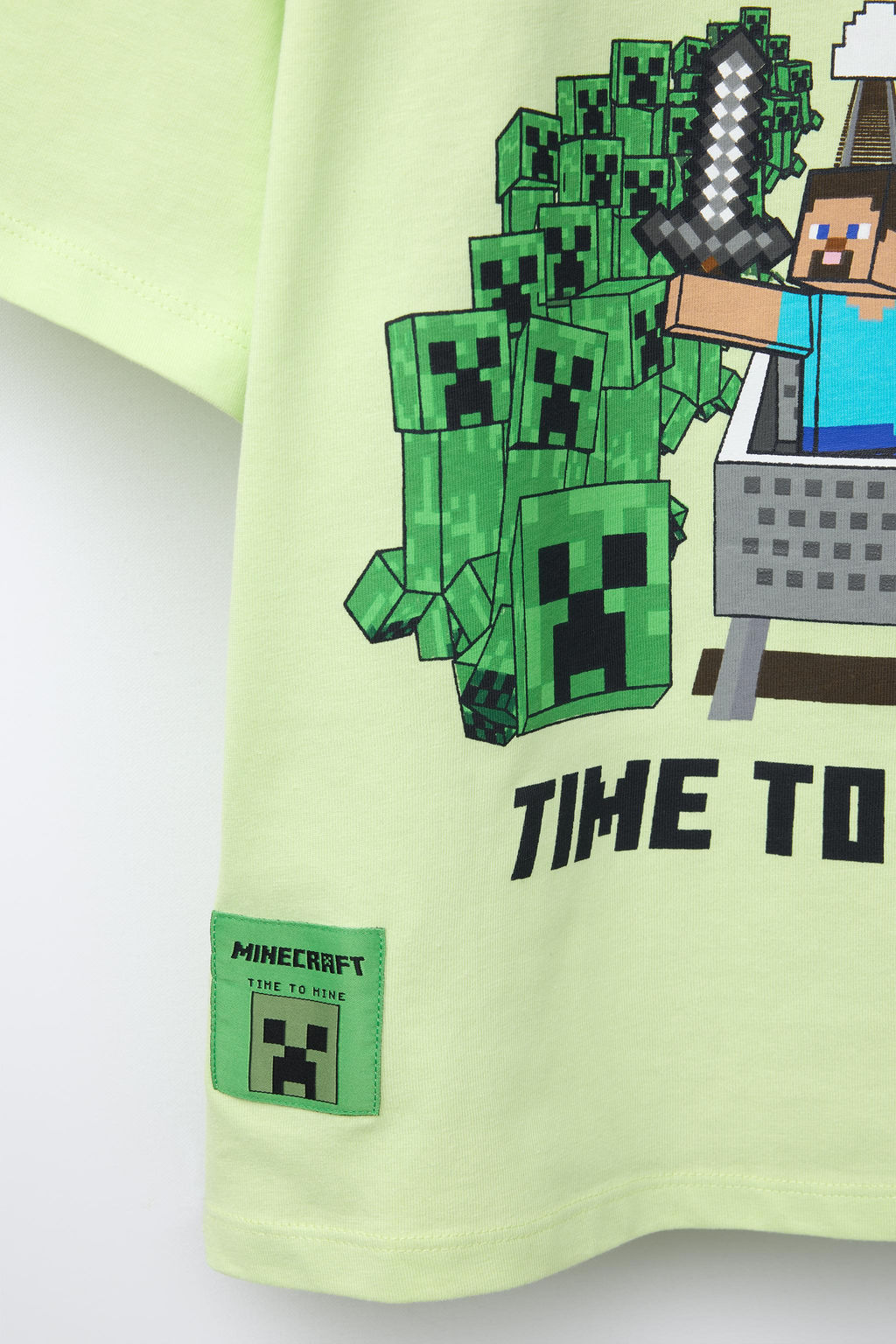 6-14 YEARS/ MINECRAFT  MOJANG AB.  T-SHIRT AND BERMUDA PYJAMAS - Zara фото 7