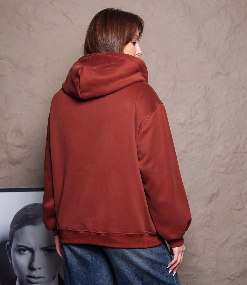 Толстовка #КТ900 (1), терракотовый