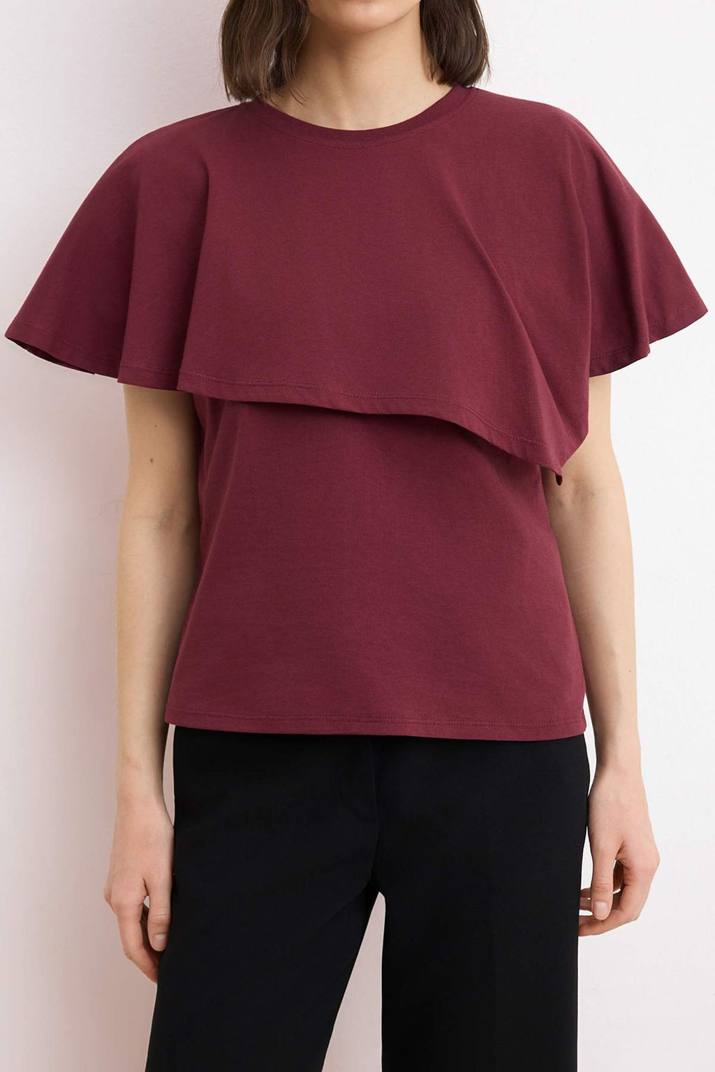 Tas Regular/Normal Kal?p K?sa Kollu Tok %100 Pamuk Orme T-Shirt TWOSS26TS00199 - Trendyolmilla фото 7