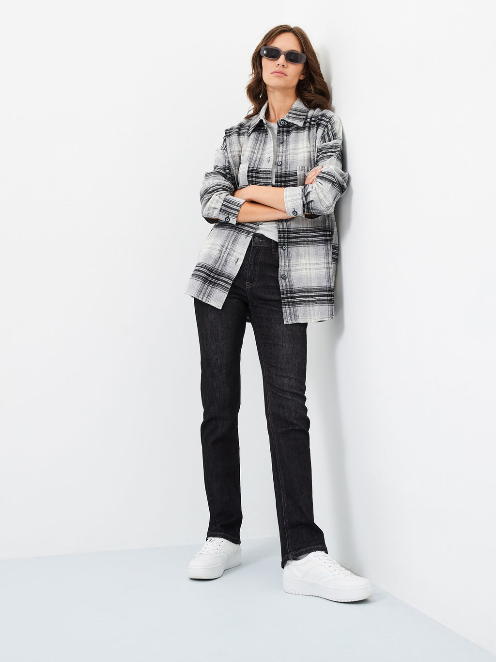 Женские джинсы широкого кроя - Mossmore фото 3