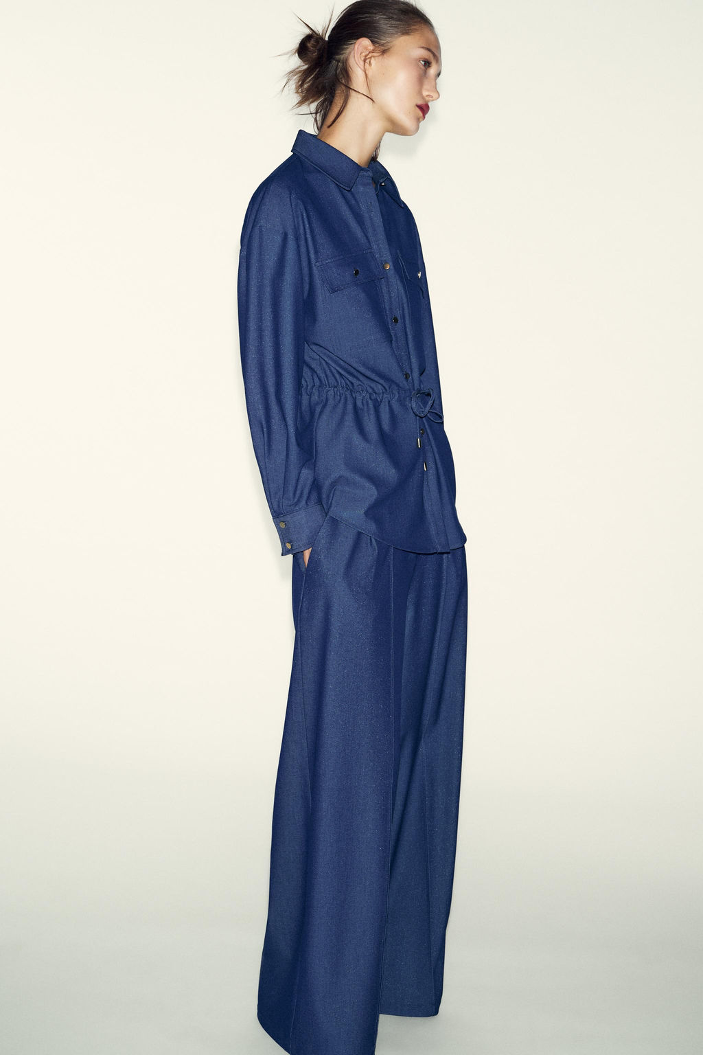 SAFARI SHIRT WITH DRAWSTRING - Zara фото 6