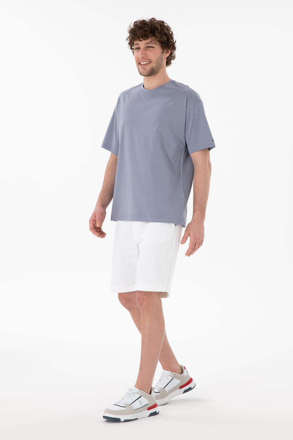Erkek Comfort Fit Bisiklet Yaka Mavi Merserize Basic Ti__rt Sepette S_rpriz _ndirim - U.s. polo assn фото 5