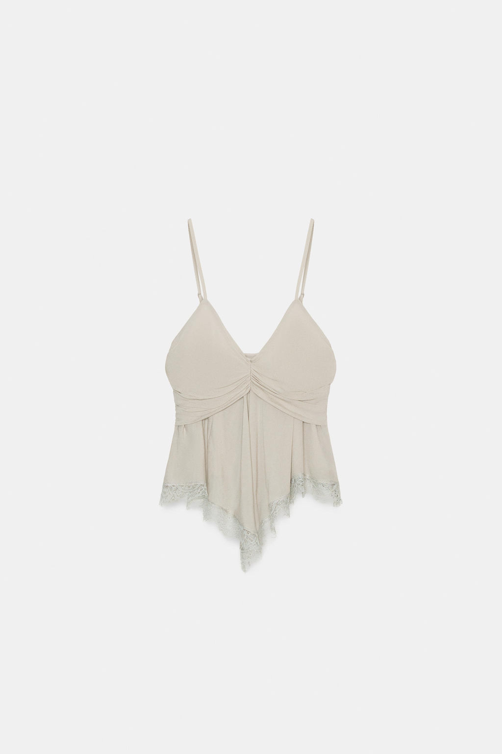 GEORGETTE LACE TOP - Zara фото 5