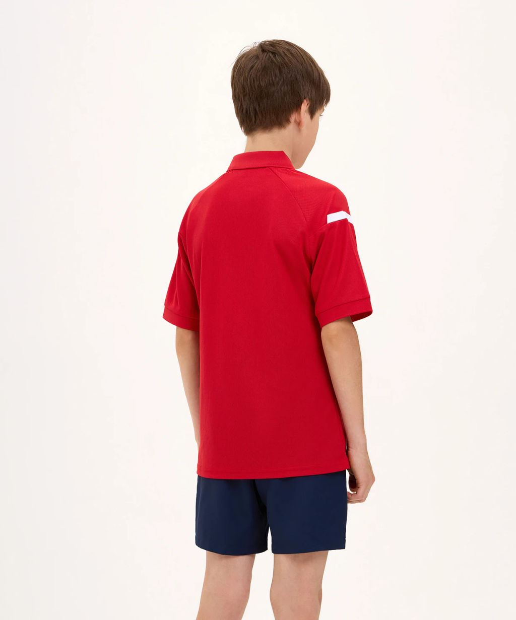 Поло JOGEL CAMP 2 Poly Polo, красный, детский  фото 8