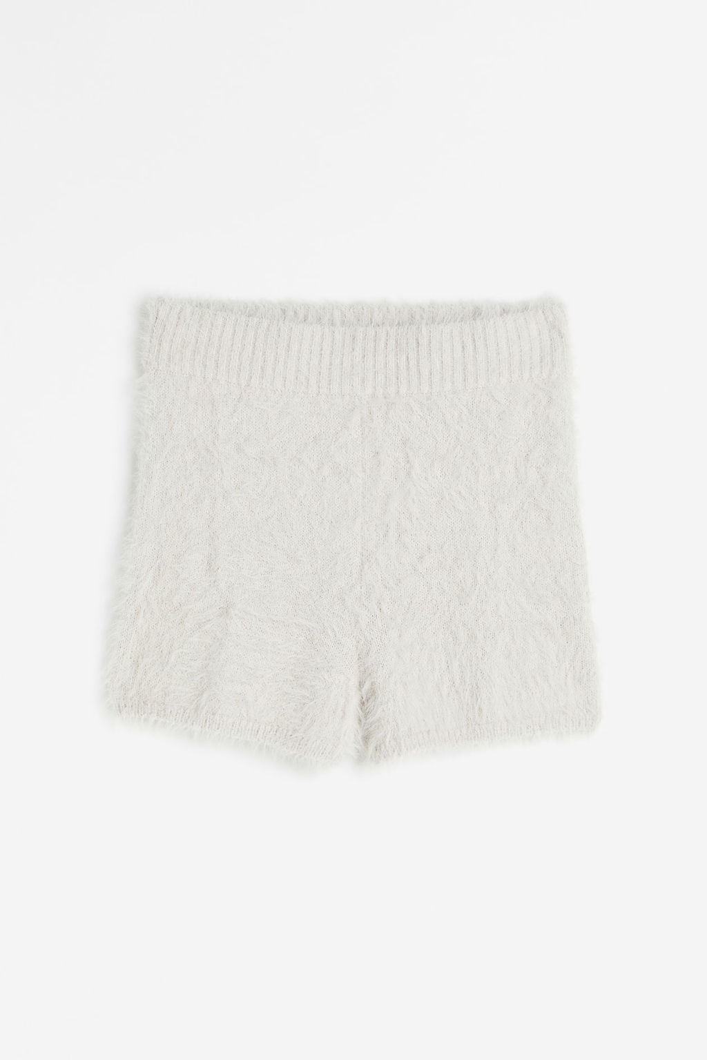 Pantalon corto efecto pelo