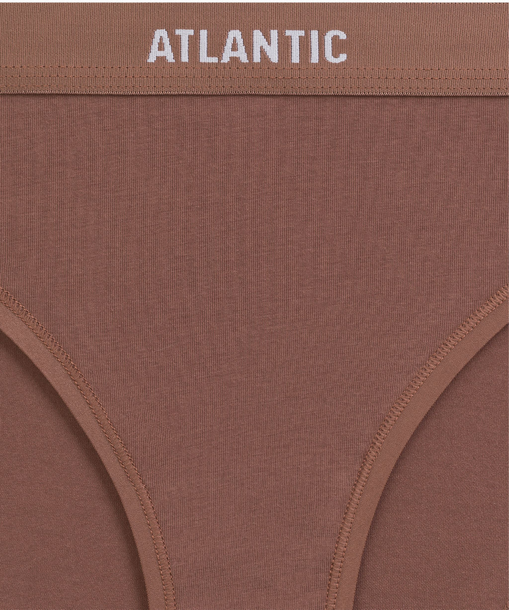 ATLANTIC 3CLP-012 Трусы спорт Sport - набор 3 шт. фуксия + светлый капучино + светло-розовый  фото 7