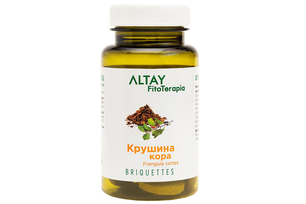 БАД в монобрикетах Крушина (кора) Алфит 4847  фото 2