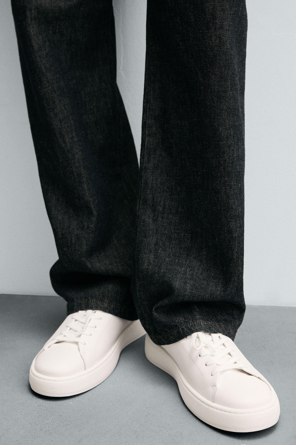 CHUNKY LEATHER TRAINERS - Zara фото 3