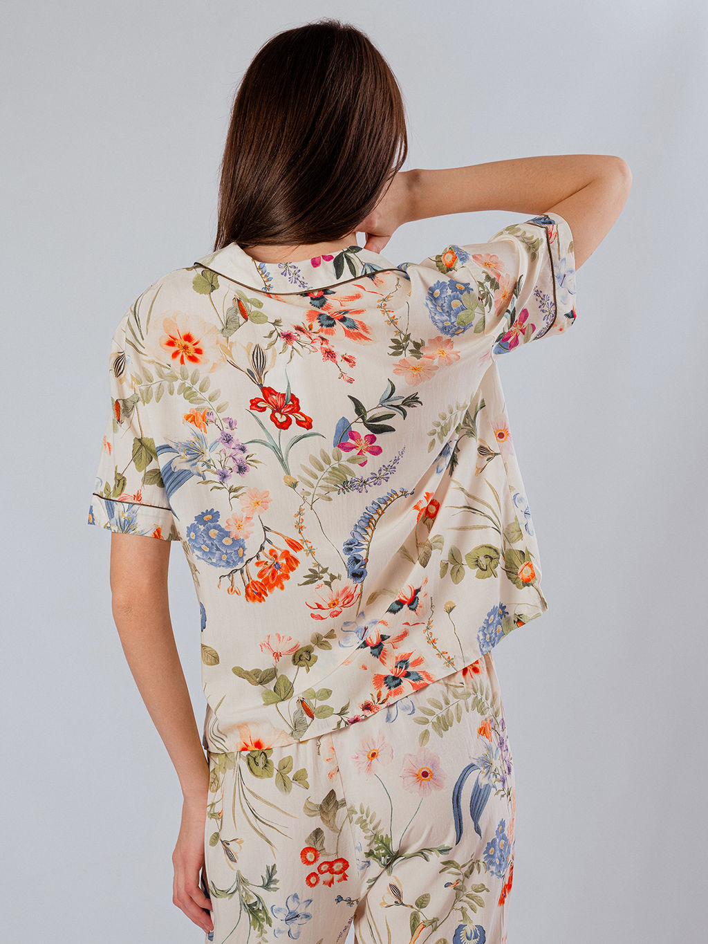 Пижама домашняя Indefini вискоза с тенселем  фото 4