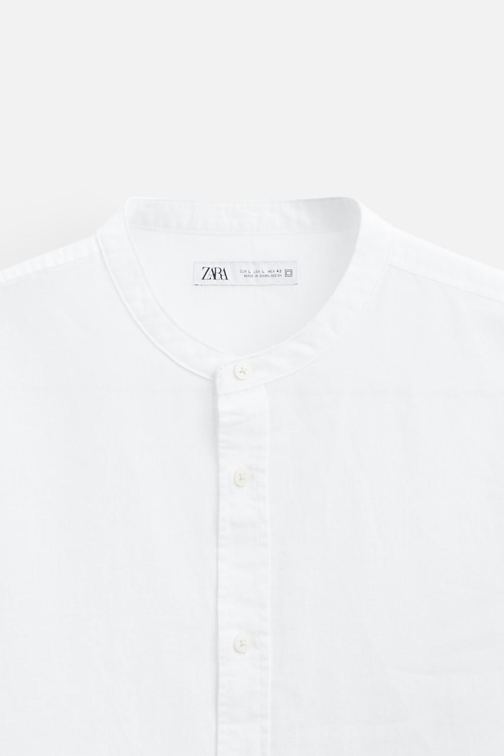 PAMUKLU KETEN GOMLEK - Zara фото 22