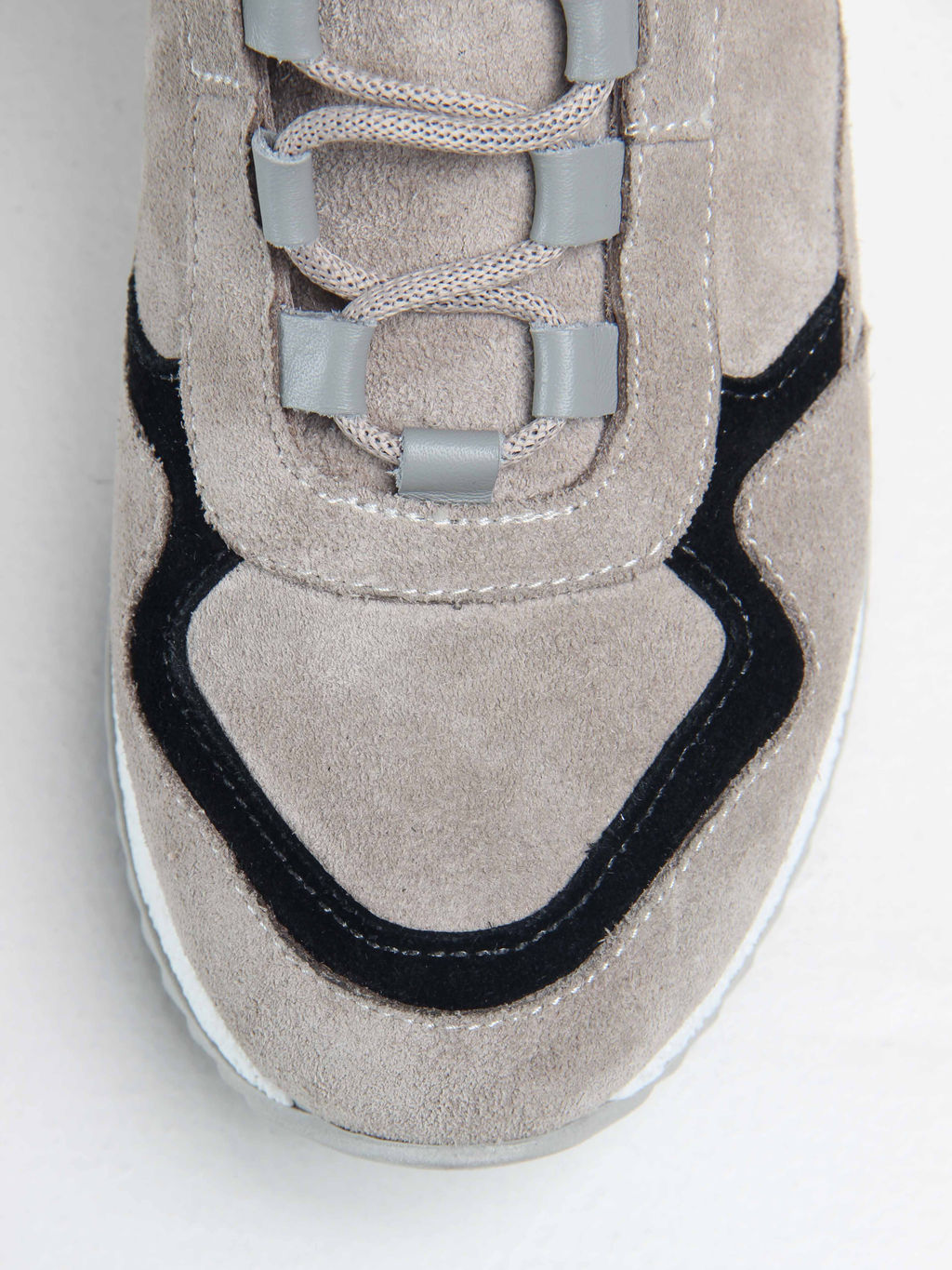 Кроссовки 150.maskgr. каменный замша/Мех