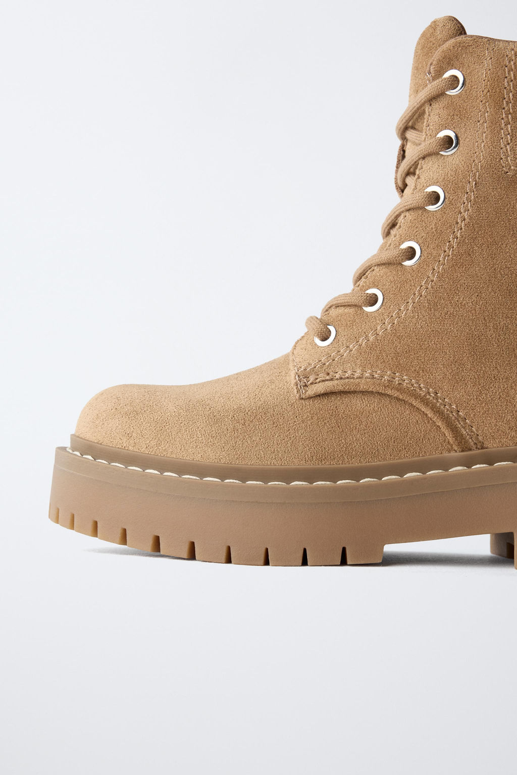 LACE-UP ANKLE BOOTS - Zara фото 6