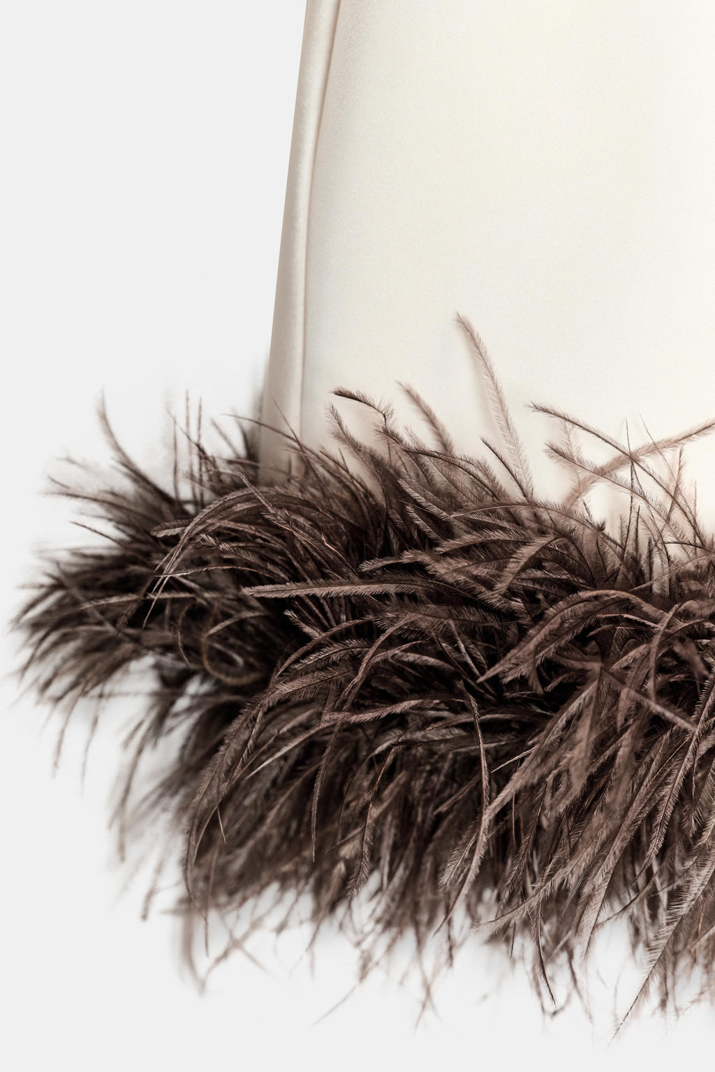 SATIN FEATHER DRESS - Zara фото 8