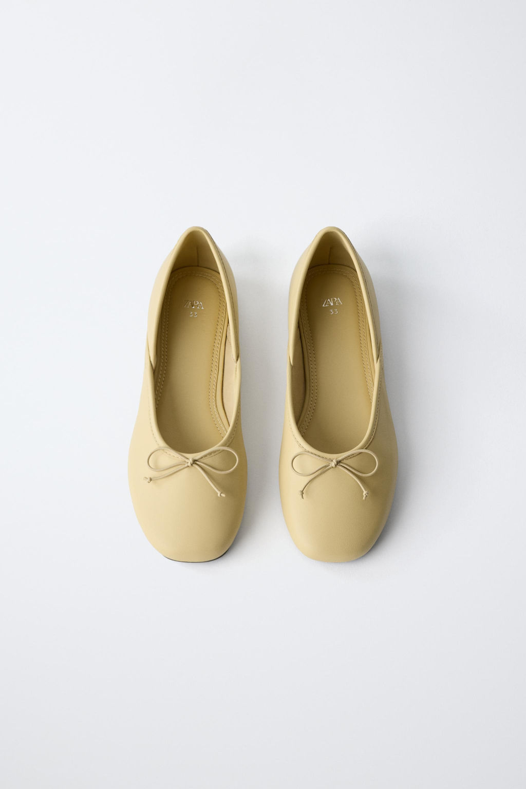 BAILARINA PIEL / Amarillo - Zara фото 4