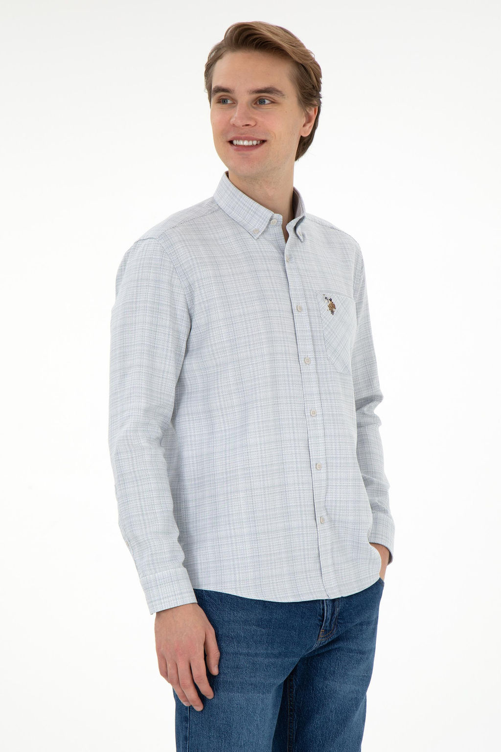 Мужская рубашка с длинным рукавом Stone Неожиданная скидка в корзине