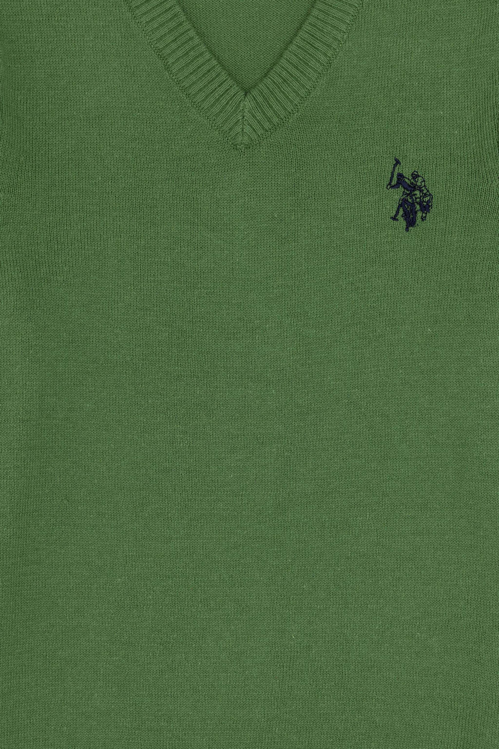 Зеленый базовый свитер для мальчика Неожиданная скидка в корзине - U.s. polo assn фото 3