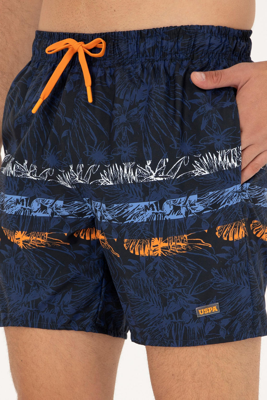 Мужские темно-синие шорты для плавания Неожиданная скидка в корзине - U.s. polo assn фото 3