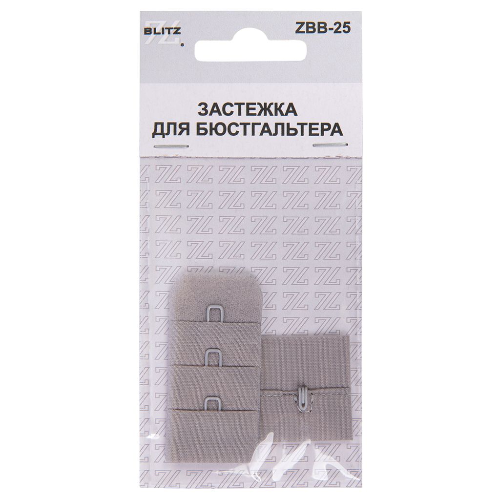 Застежка BLITZ ZBB-25 нейлон 25 мм 5 х 1 шт. 06 серый