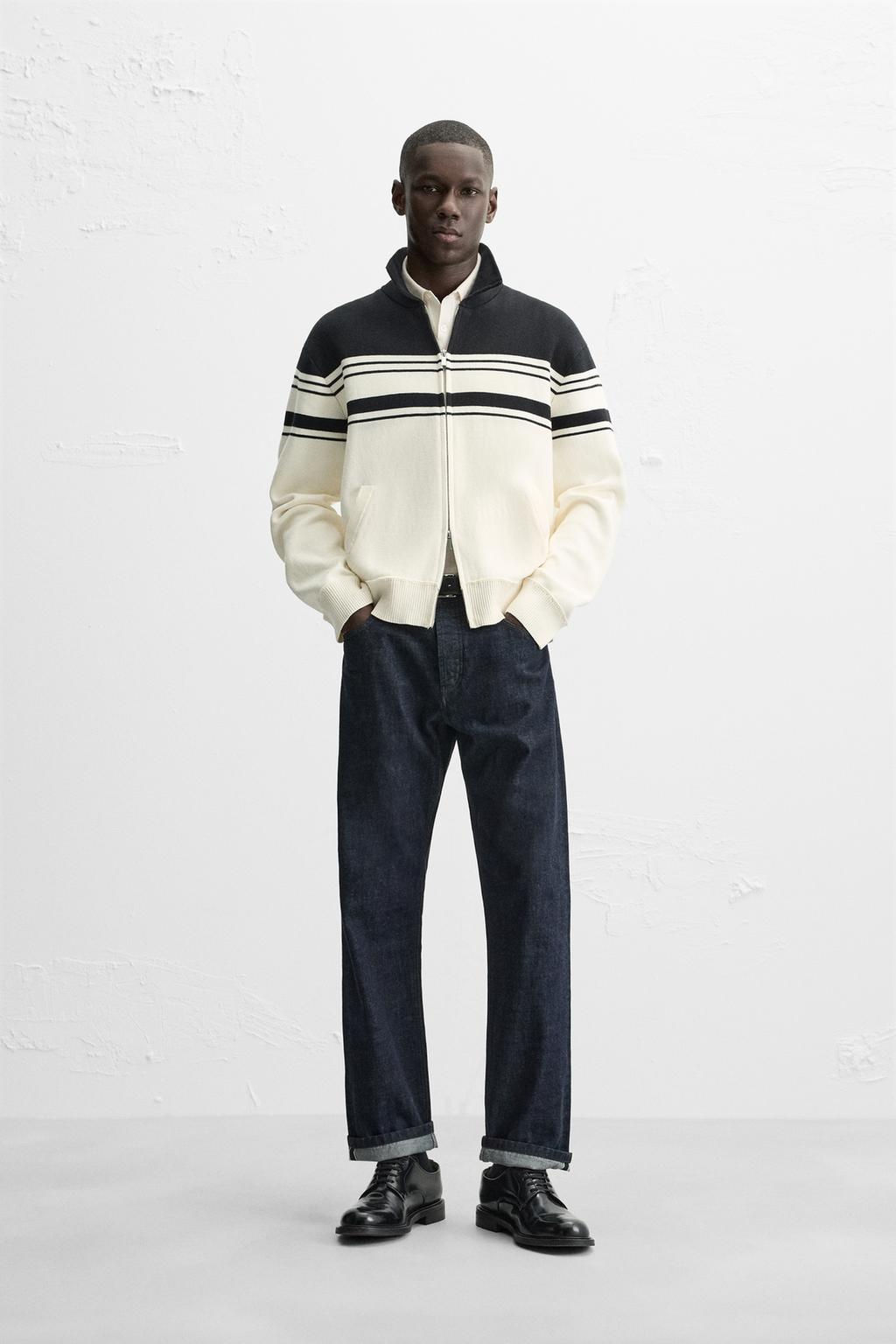 ZIP-UP KNIT JACKET