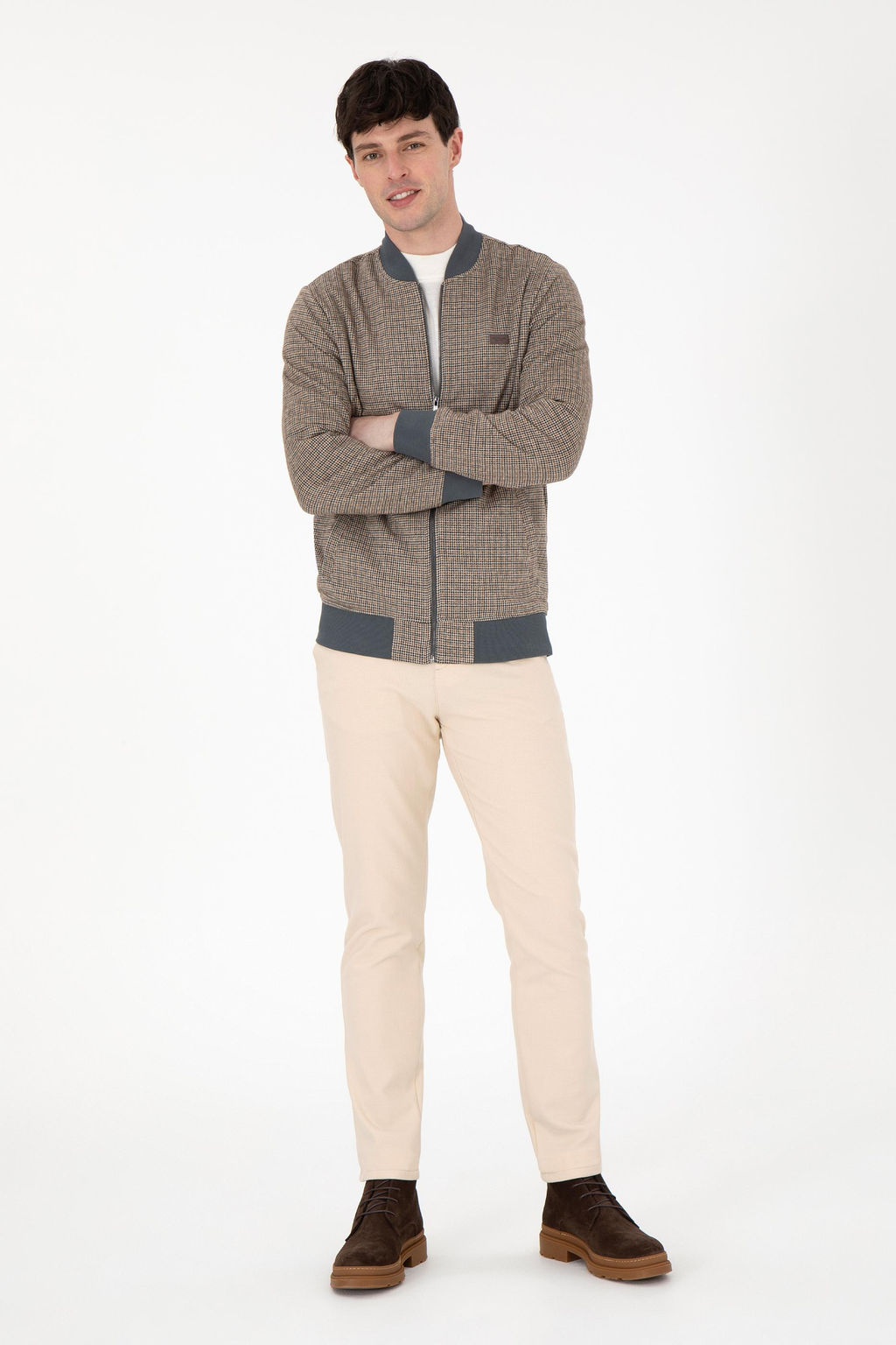 Мужской вязаный кардиган антрацитового цвета Неожиданная скидка в корзине - U.s. polo assn фото 4