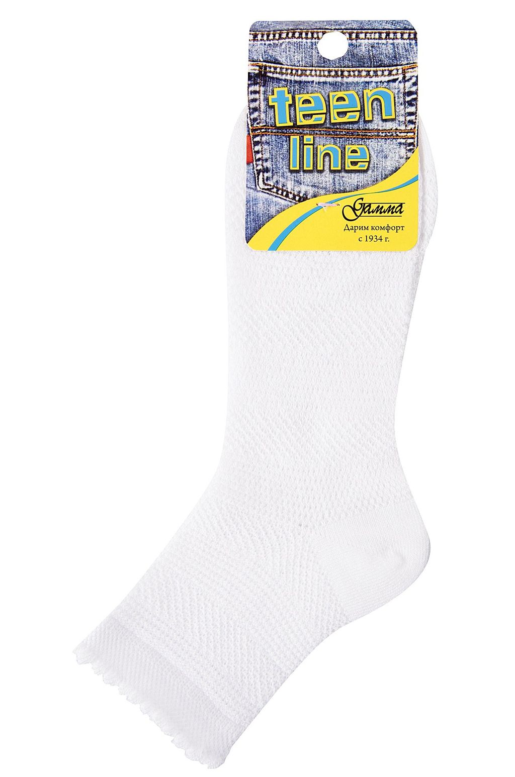 Цена за 2 шт. Ажурные носки для девочки Гамма  фото 2