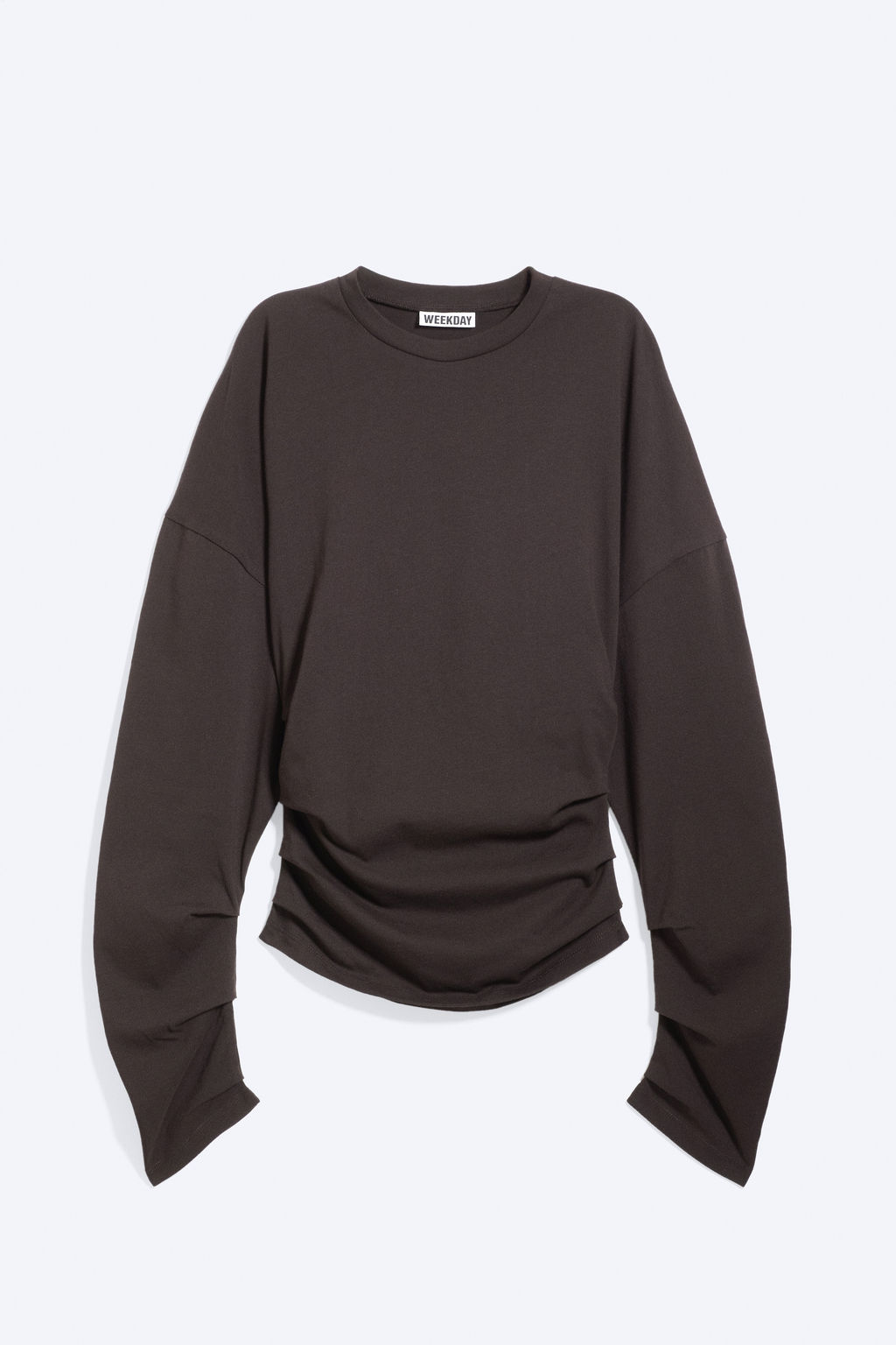 Top con pliegues y mangas largas - H&m фото 4