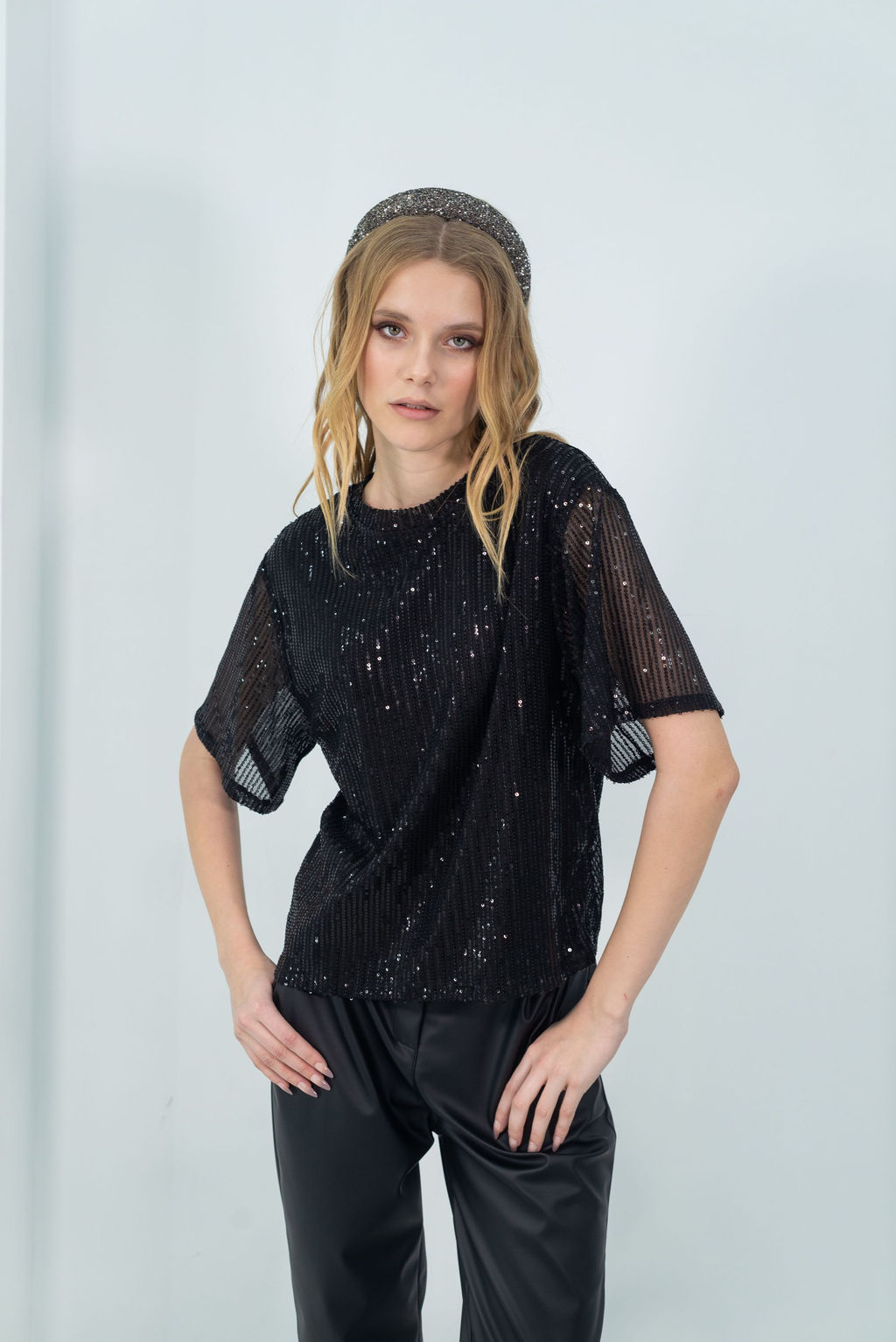 Топ Герма (черный) - Nadi bordo фото 3