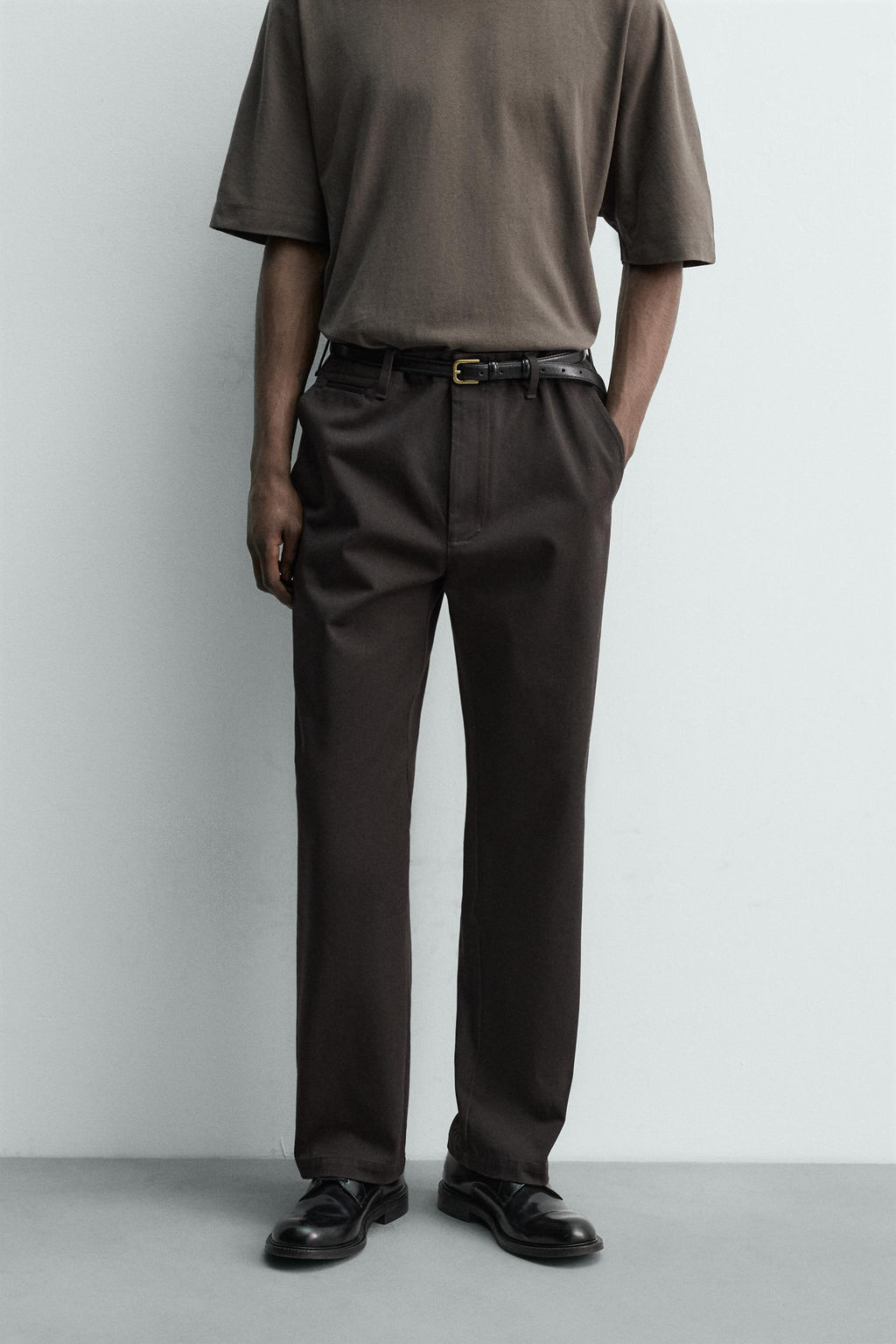 REGULAR FIT CHINO TROUSERS - Zara фото 2