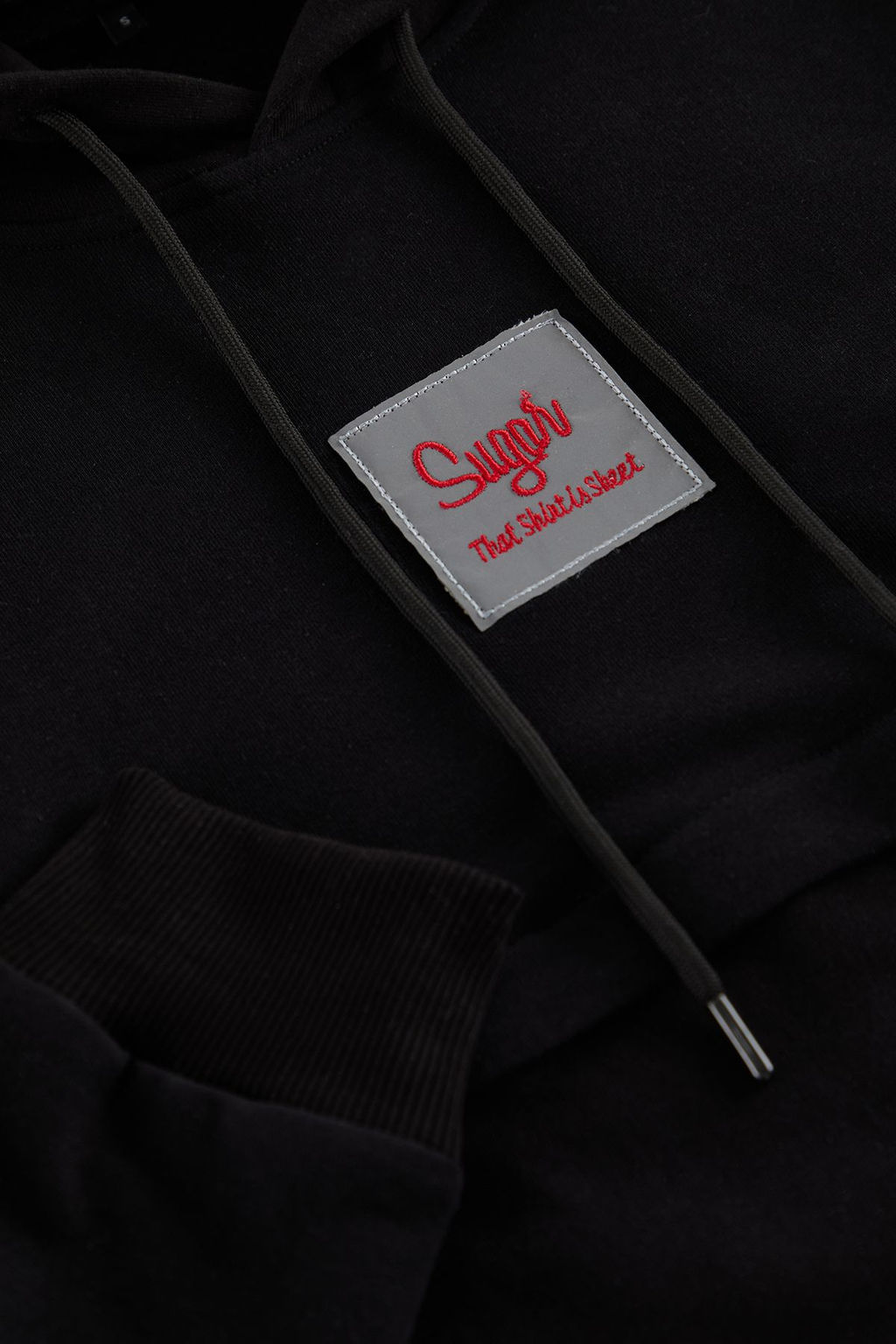 TRENDYOL MAN Siyah Regular/Normal Kesim Etiket ve Dikis Detayl? Kapusonlu Sweatshirt TMNAW25SW00191 - Trendyolmilla фото 3
