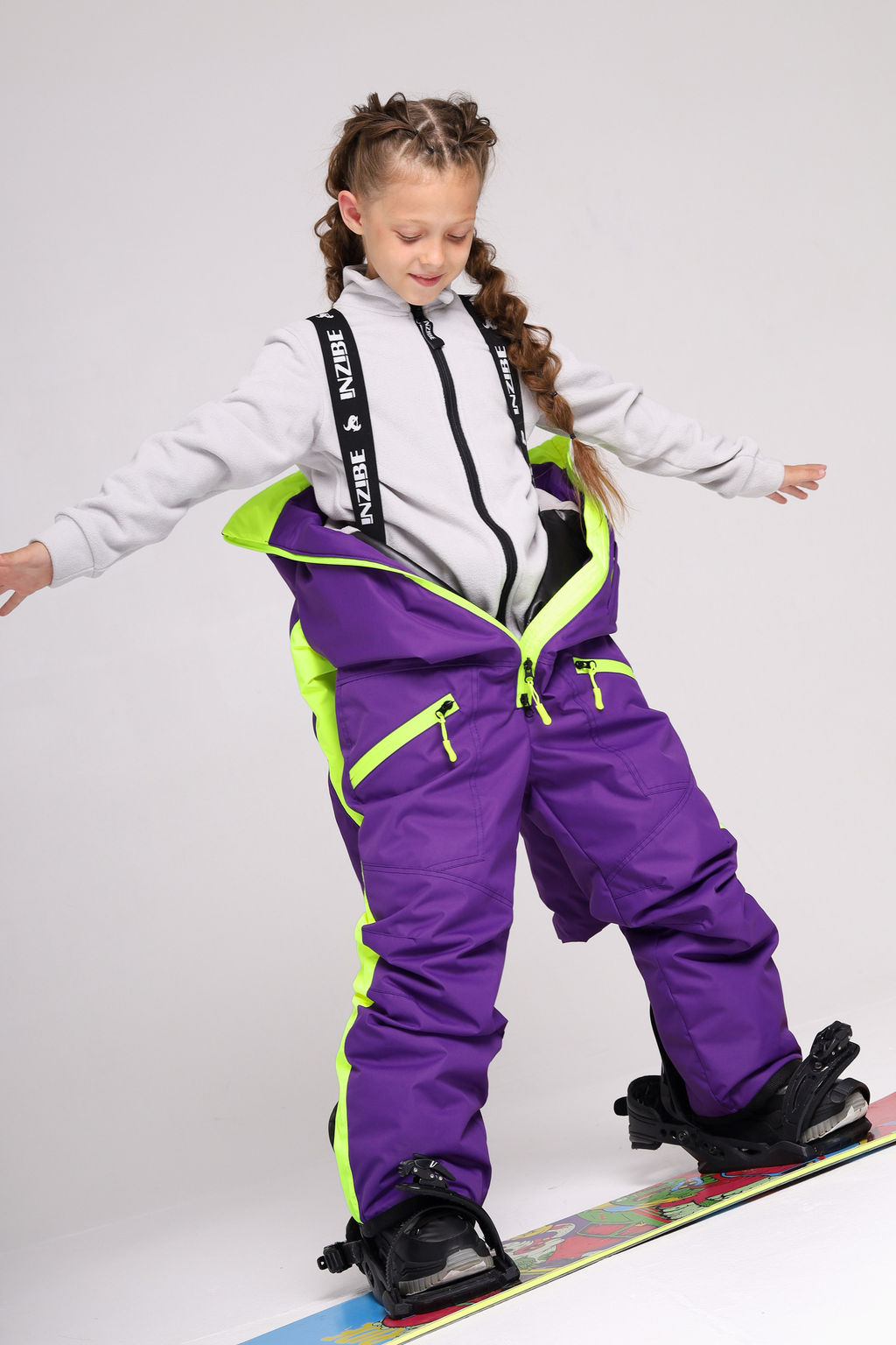 Комбинезон зимний, баклажан - Inzibe фото 6