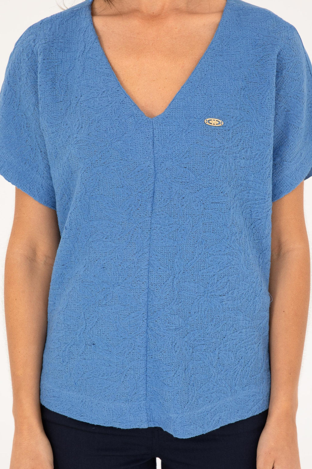 U. S. Polo Assn / Женская темно-синяя футболка - U.s. polo assn фото 6