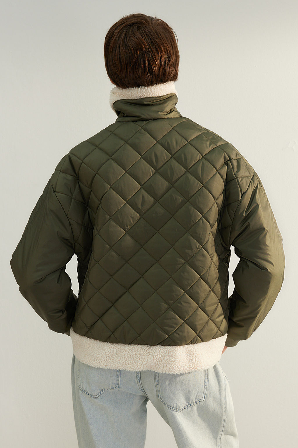 TRENDYOLMILLA Haki Kapitone Pelus Detayl? Mont TWOAW24MO00310 фото 5