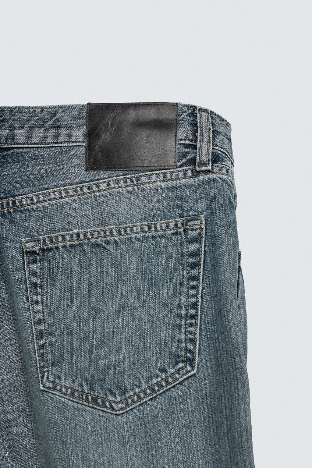 JEANS FLARE FIT ABERTURA / Azul tinta - Zara фото 11