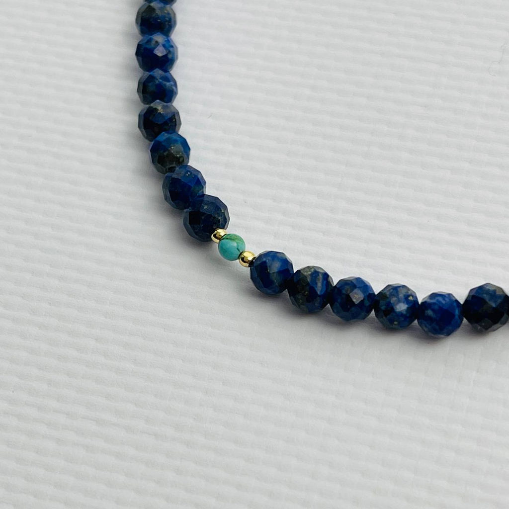 Бусы из Лазурита,Амазонита и Бирюзы