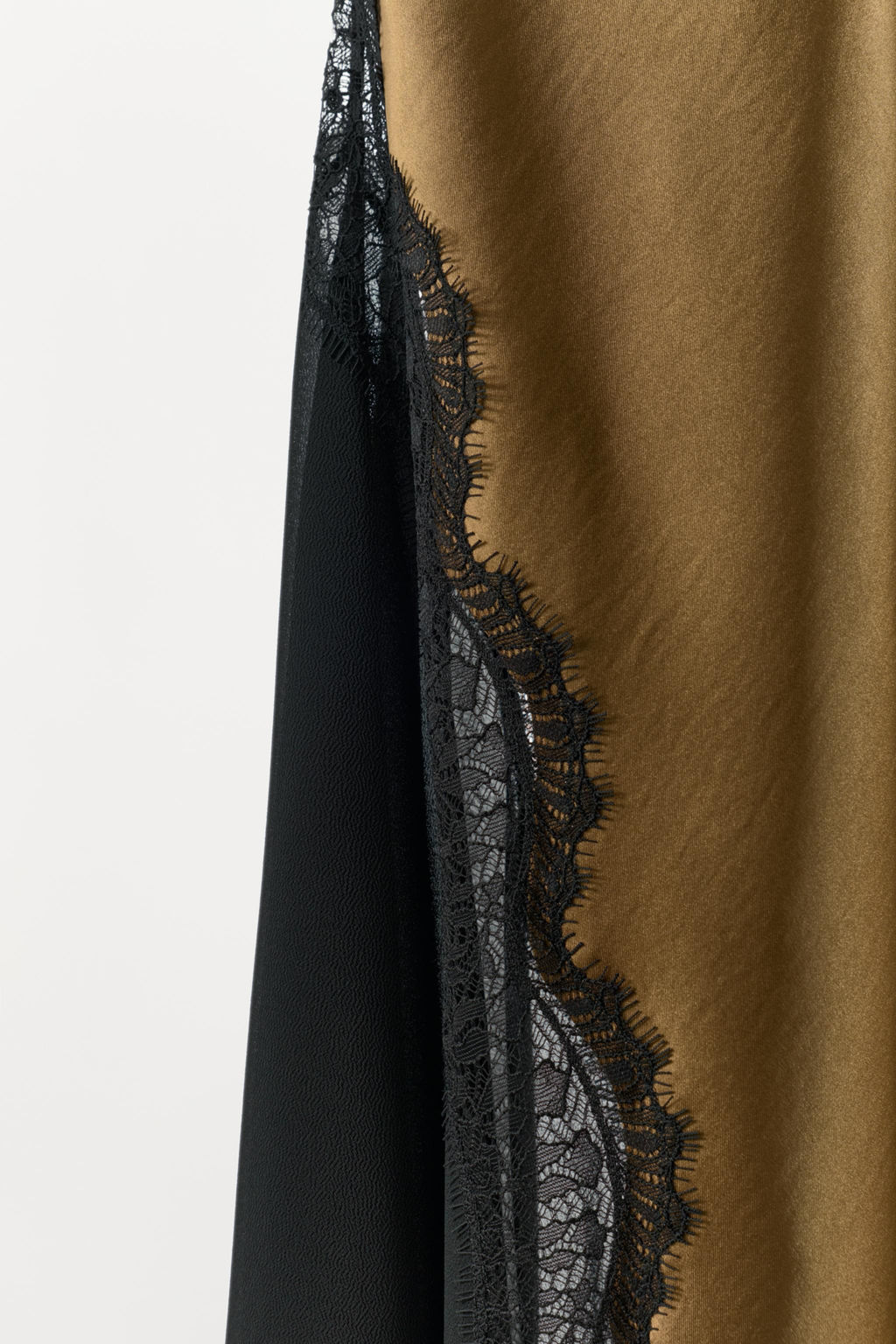 SATIN AND LACE COMBINED DRESS - Zara фото 6