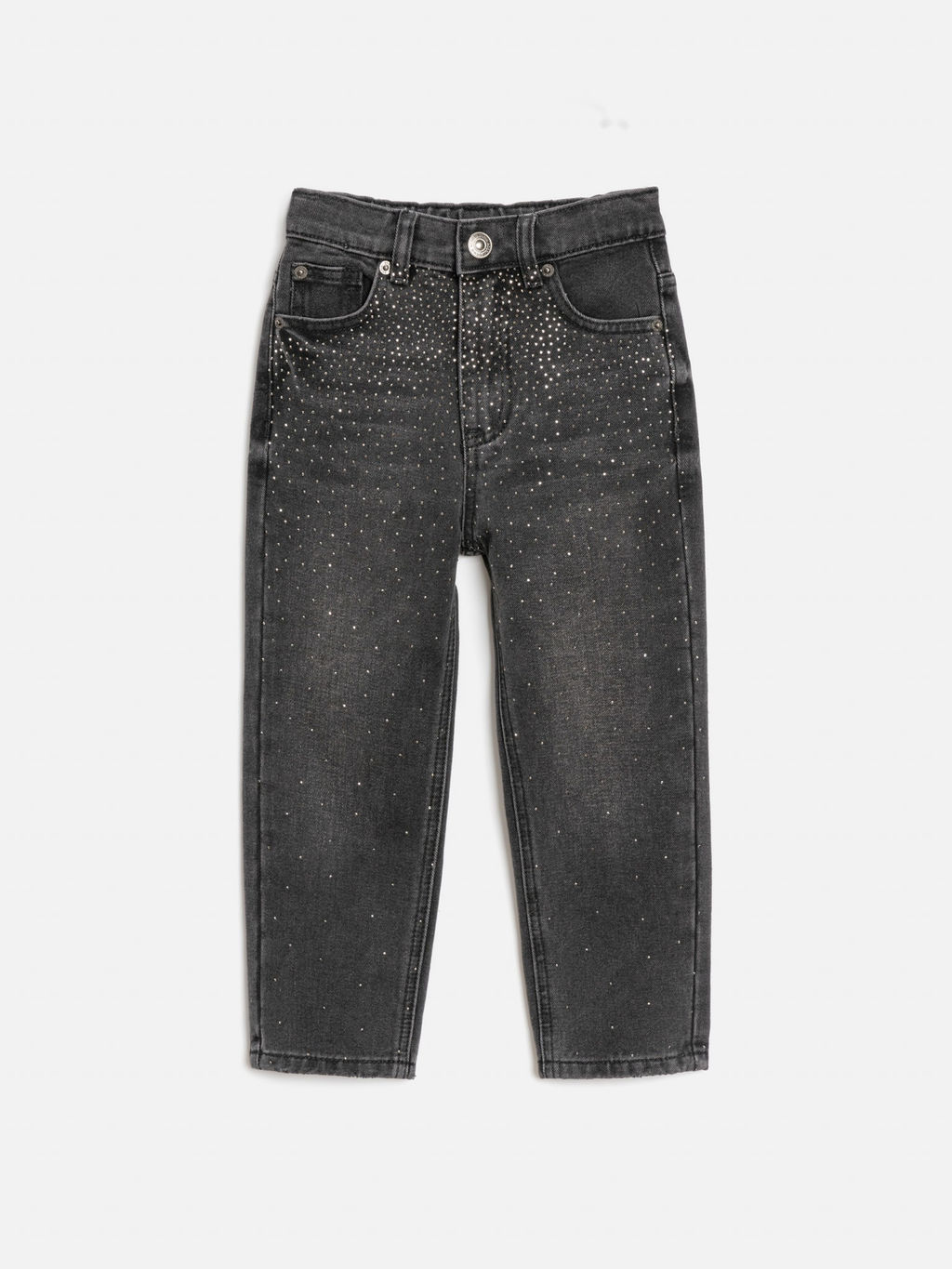 ACOOLA / Брюки джинсовые детские для девочек Olan темно-серый фото 3