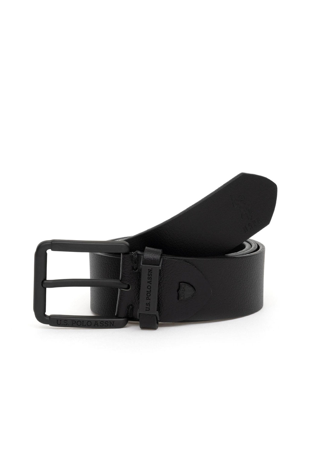 Мужской черный пояс - U.s. polo assn фото 3