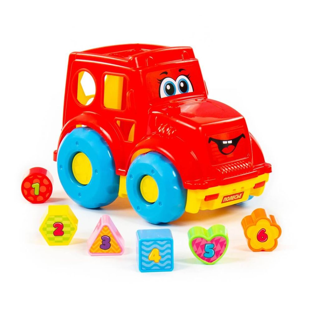 Игрушка развивающая Трактор (в сеточке) - Полесье фото 4