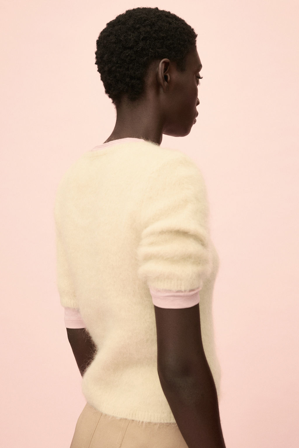 Camiseta de punto en mezcla de mohair - H&m фото 3