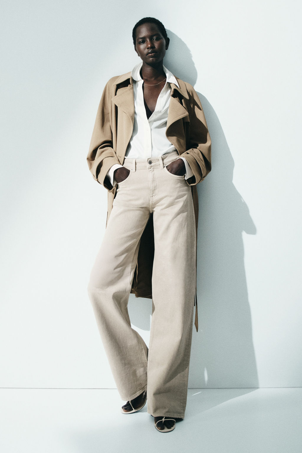 Wide High Waist Jeans - H&m фото 19