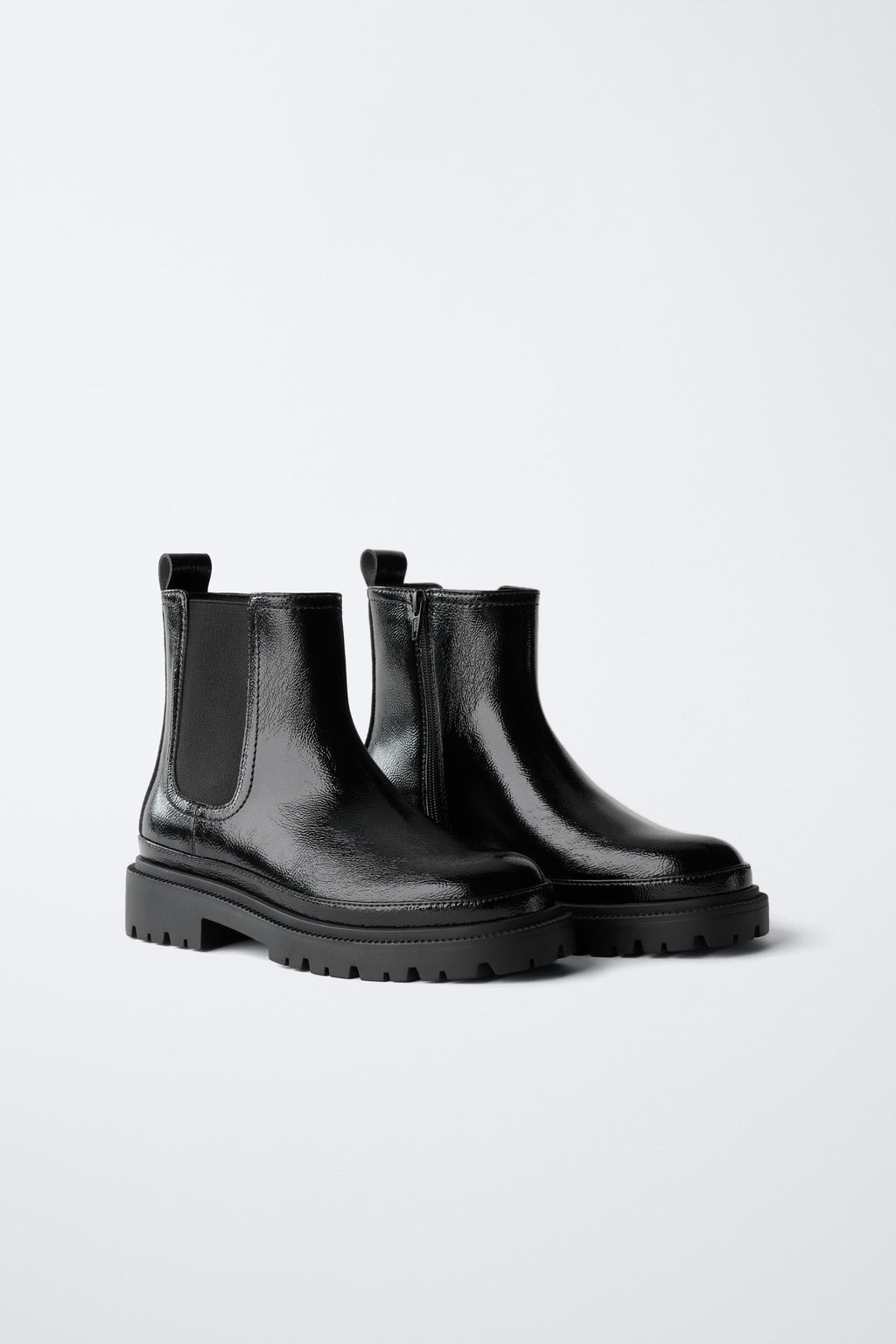 PATENT ANKLE BOOTS - Zara фото 2