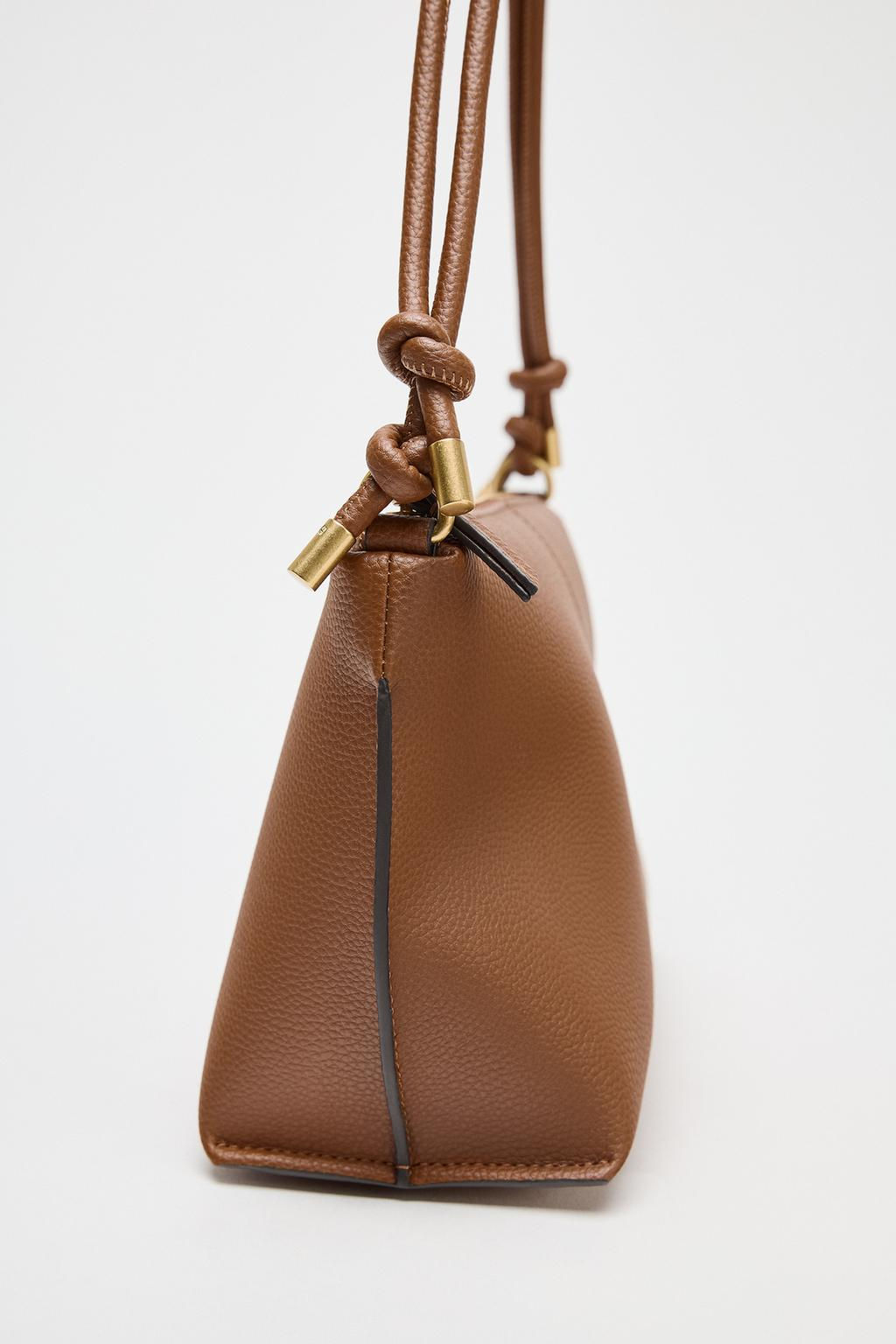KNOTTED CROSSBODY BAG - Zara фото 7