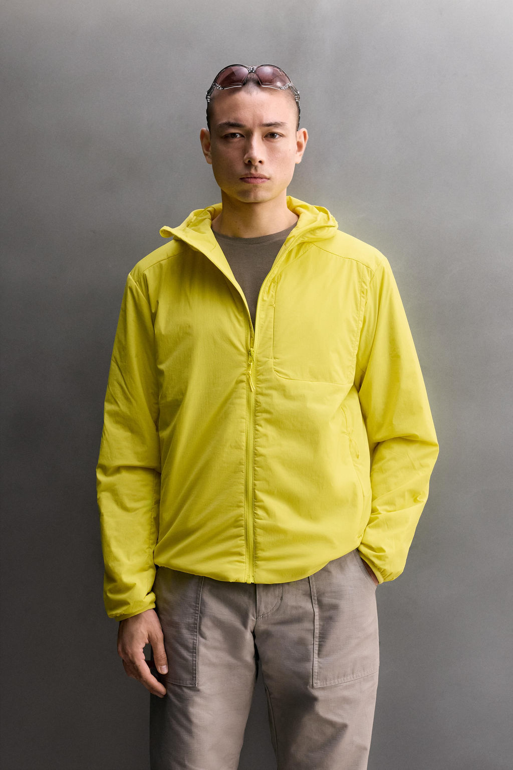 CHAQUETA ACOLCHADA CAPA MEDIA / Amarillo claro - Zara фото 2